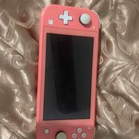 Nintendo switch lite salmone