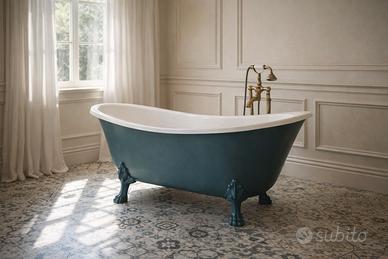 Vasca Freestanding Retrò Opaco con Piedini