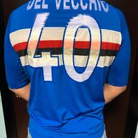 Maglia UC Sampdoria originale, calciatore Del Vecc