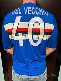 Maglia UC Sampdoria originale, calciatore Del Vecc