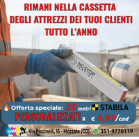 METRI PERSONALIZZATI CON IL TUO LOGO