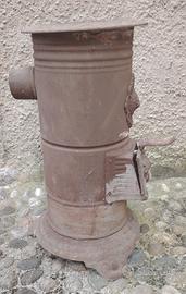antica stufa in ferro