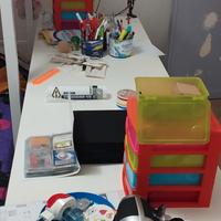 scrivania bianca 200x60