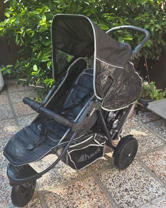 hauck Passeggino Fratellare o Gemellare 3 Ruote