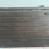 Coppia scuri in noce
