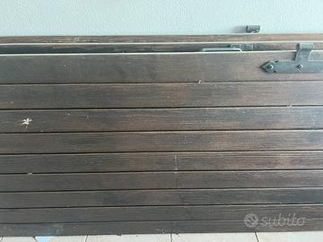 Coppia scuri in noce