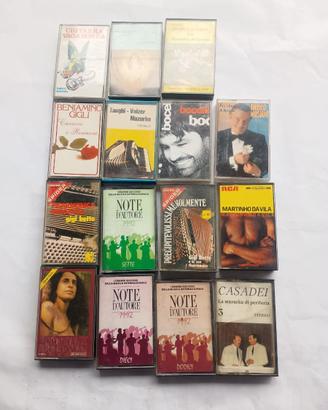 Musicassette anni 70-80-90