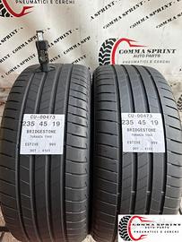2 PNEUMATICI 235/45 R19 BRIDGESTONE ESTIVE