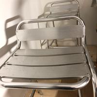 Sgabelli in alluminio