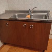 lavello cucina doppia vasca con scolatoio 