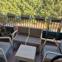 Set Giardino Balcone con Tavolino