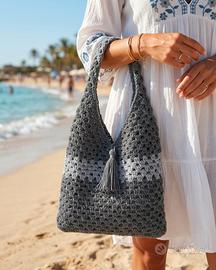 Borsa a rete uncinetto