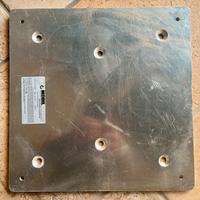 Piastre alluminio per tralicci 290x290x8mm