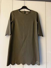 Abito primavera maniche 3/4 taglio laser