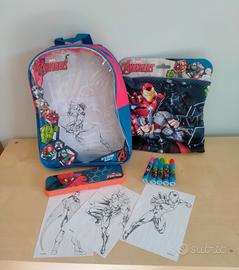 Set Marvel Zaino Astuccio Scaldacollo 