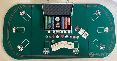 Set poker professionale WSOP + tavolo pieghevole