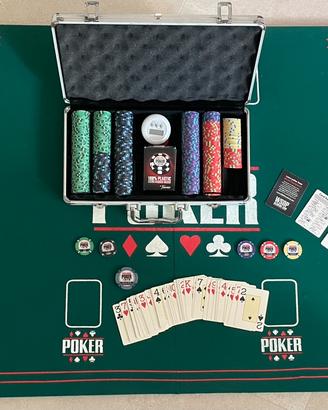 Set poker professionale WSOP + tavolo pieghevole