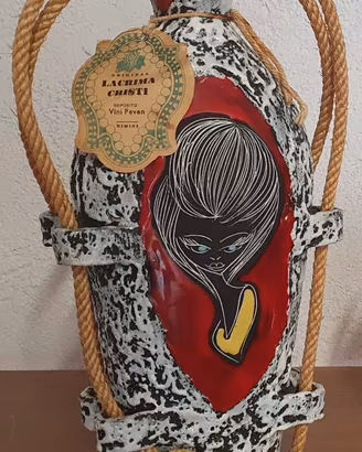 Bottiglia Ceramica Vintage Lachryma Christi