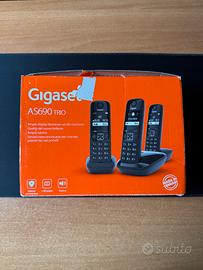 Set Telefono ufficio casa gigaset as690 trio