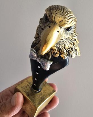Soprammobile Fermacarte Aquila in Resina Statuetta