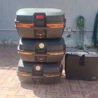 3 borse GIVI Monokey e  2 borse semirigide