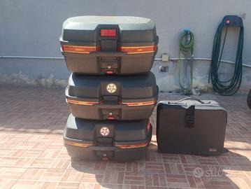 3 borse GIVI Monokey e  2 borse semirigide