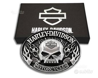 Teschio fibbia x cintura originale harley davidson