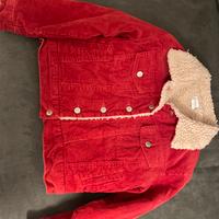 Cappotto velluto rosso