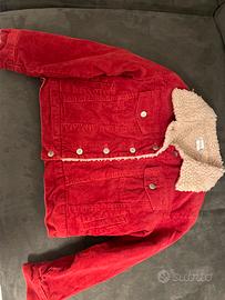 Cappotto velluto rosso