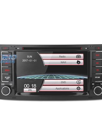 RADIO NAVIGATORE 7" PER VOLKSWAGEN VW TOUAREG T5 