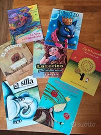 Lotto 7 Libri per bambini in Spagnolo (5-10 anni)