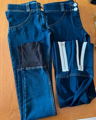 Pantaloni Freddy effetto jeans