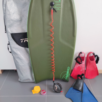 Bodyboard Decathlon Tribord 500 44" + Pinne