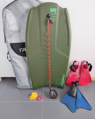 Bodyboard Decathlon Tribord 500 44" + Pinne