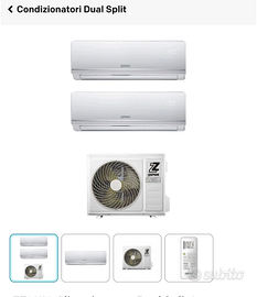 Condizionatore Dualsplit 12+9
