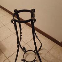 Portavasi in ferro battuto