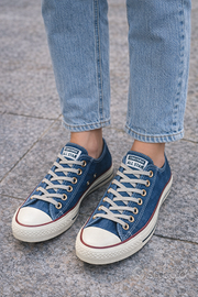 Converse blu jeans basse tg 44 comode casual stree