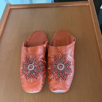 Babbuccia marocchina ricamata taglia 39