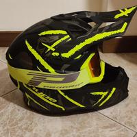 Casco da cross con visiera