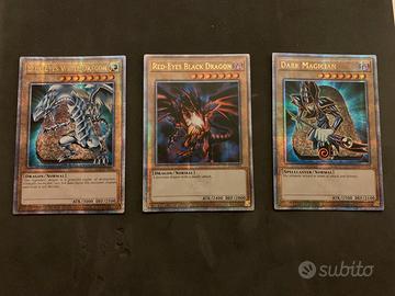 Yu-Gi-Oh! Blue Eyes Dark Magician Red Eyes 25th US