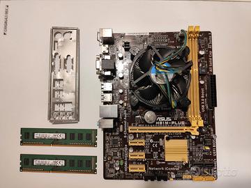 Scheda Madre Asus con CPU I5-4570 e 8Gb di Ram
