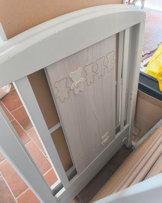 Lettino Foppapedretti in Legno Bianco 