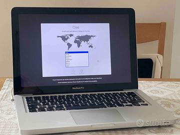 MacBook Pro 13 pollici Metà 2012