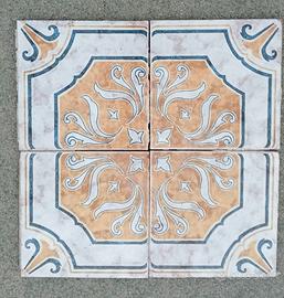 Piastrelle d'epoca Stile Liberty.