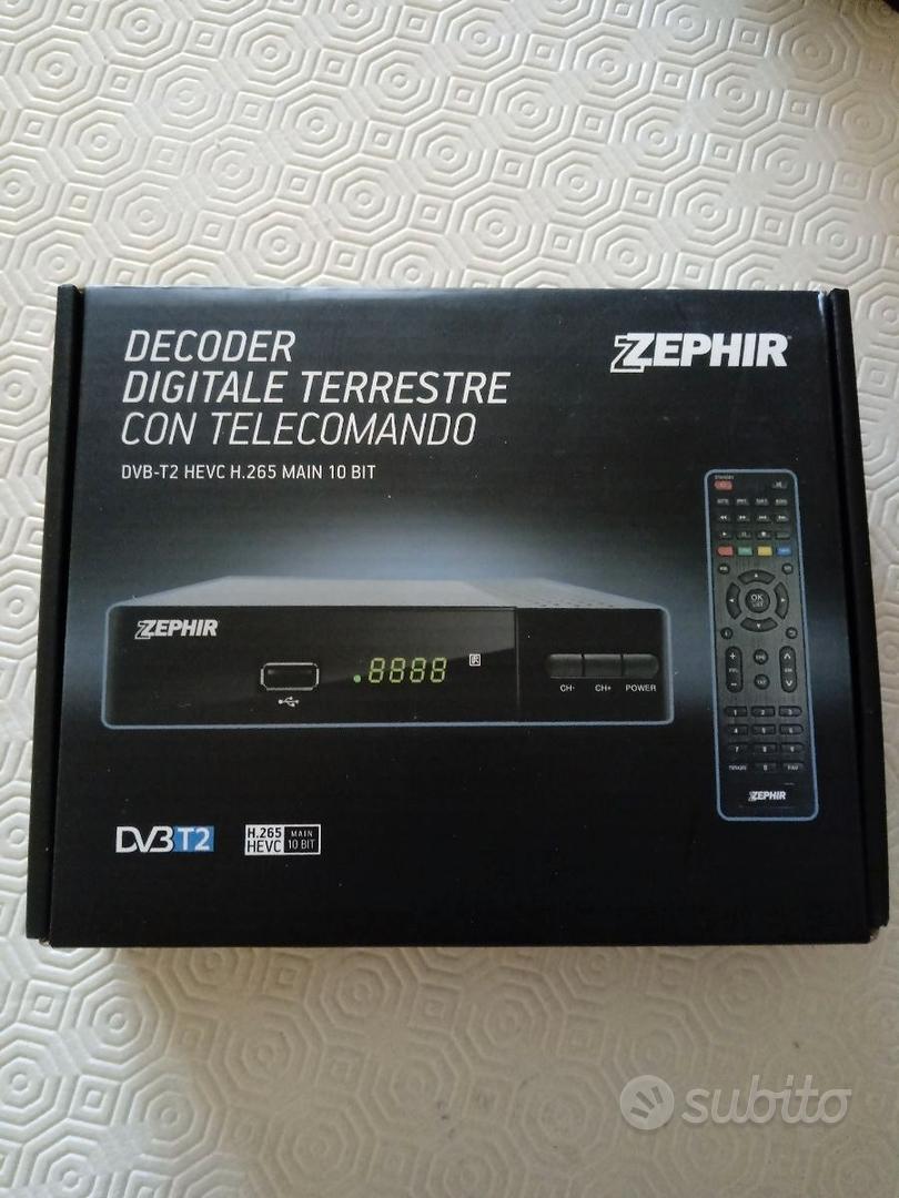 Zephir Decoder T2 HEVC H265 con Telecomando : : Elettronica