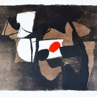 Afro Basaldella - Composizione Arancione