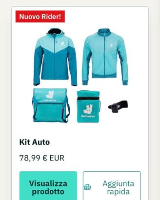 Kit Deliveroo rider