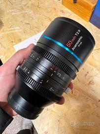 Sirui anamorphic 50mm T 2.9 per Sony