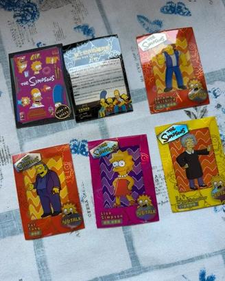 Lotto di  6 Carte "I Simpson" Edizione Limitata