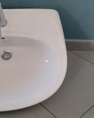 Lavabo Ceramica Dolomite Garda con miscelatore
